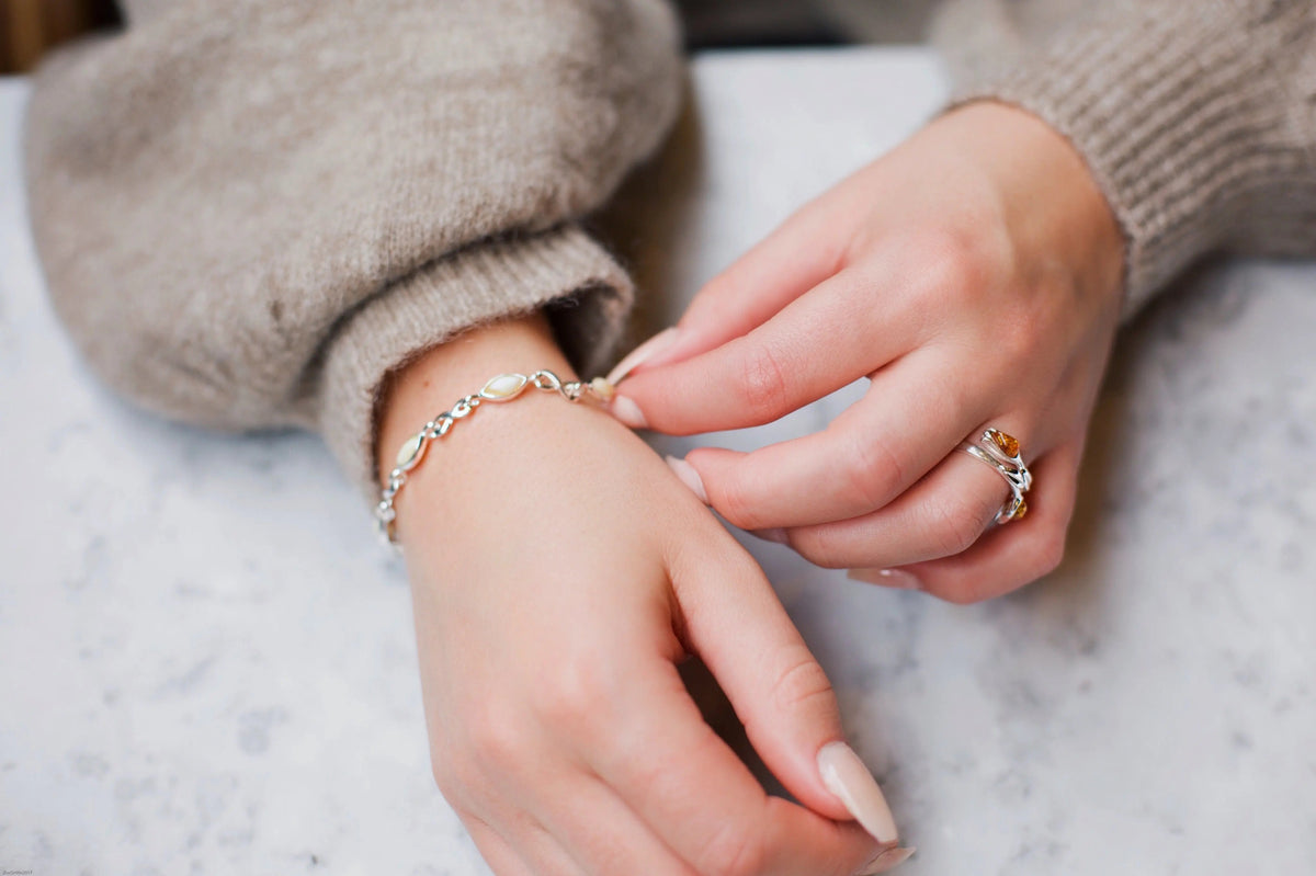 Bague Tulipe Ambre
