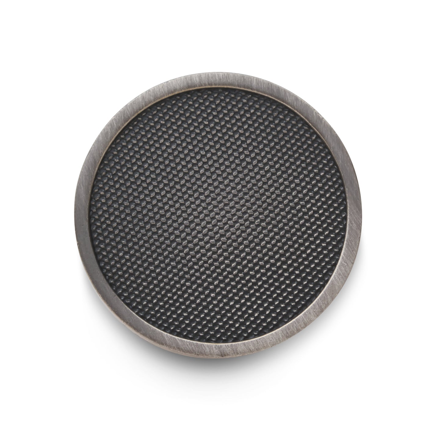 Diamond Weave Blazer Button Set In Antique Silver