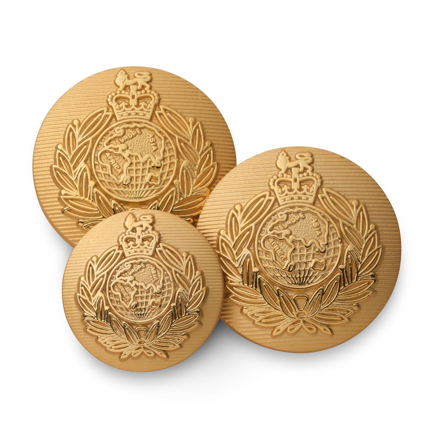 Royal Marines Blazer Button Set In Gold