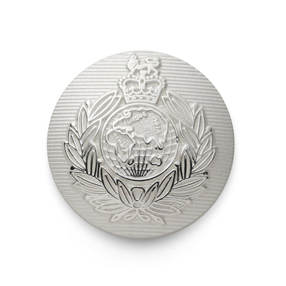 Royal Marines Blazer Button In Silver
