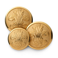 Fleur De Lys Blazer Button In Gold