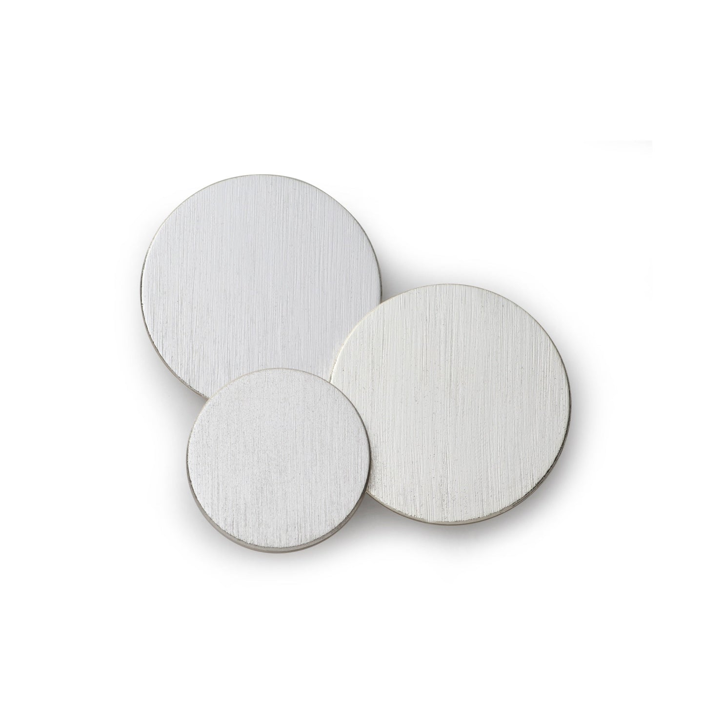 Brushed Silver Blazer Button Set