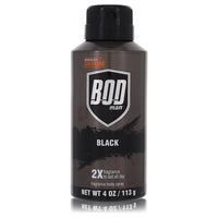 Bod Man Black by Parfums De Coeur Body Spray for Men, 4 oz / 118 ml