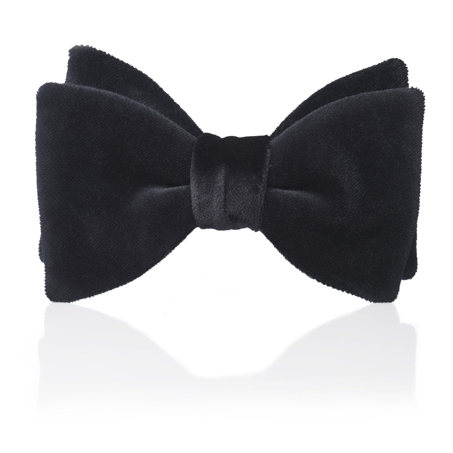 Black Velvet Pre-Tied Bow Tie