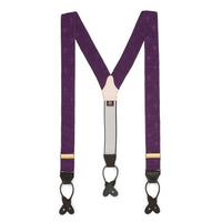 Fleur De Lys Braces In Purple