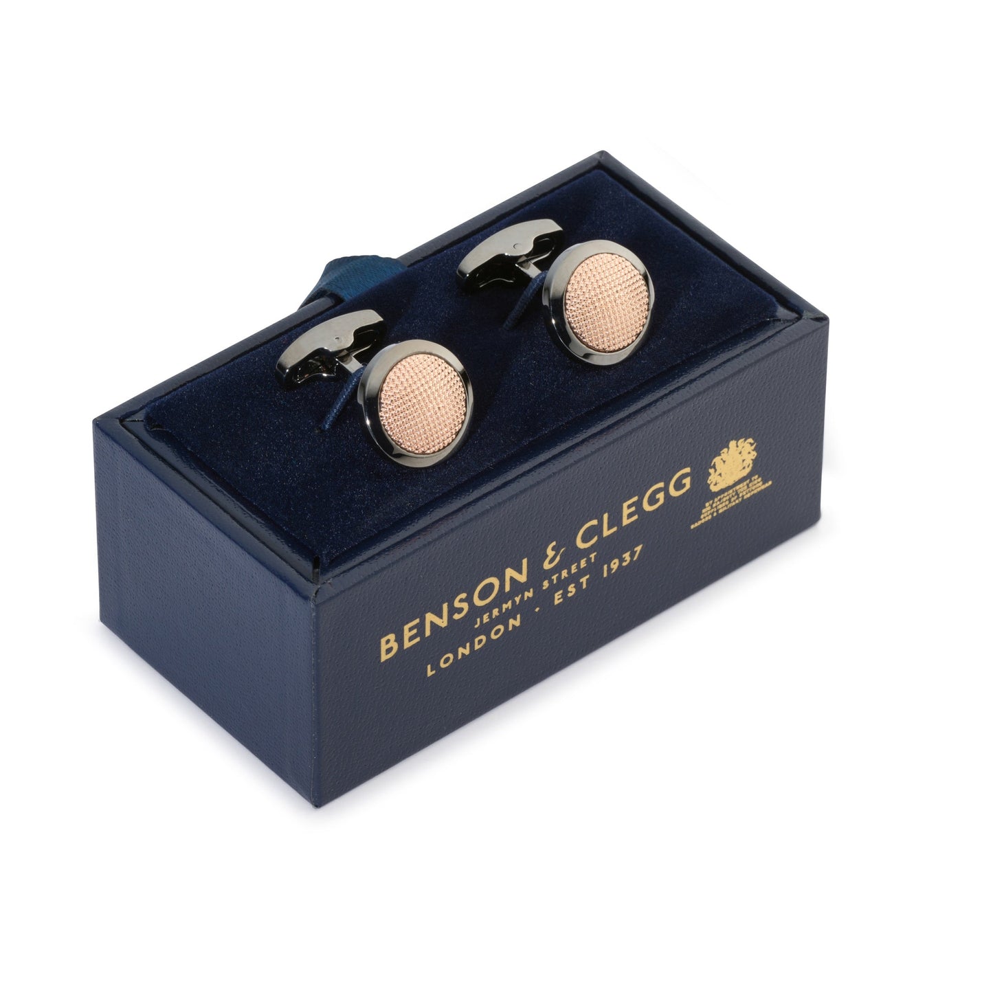 Clous Cufflinks In Rose Gold