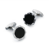 Signet Cufflinks In Onyx