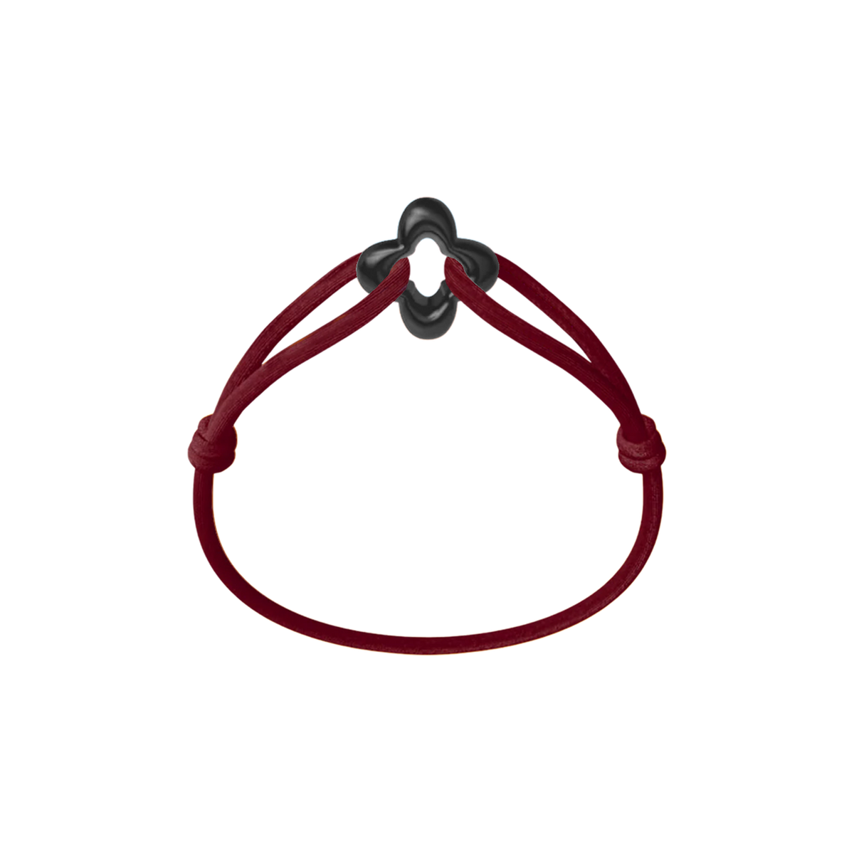 Black Clover Cord Bracelet
