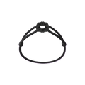 Carbon Regent Cord Bracelet