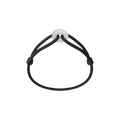 Silver Soho Pavé Cord Bracelet