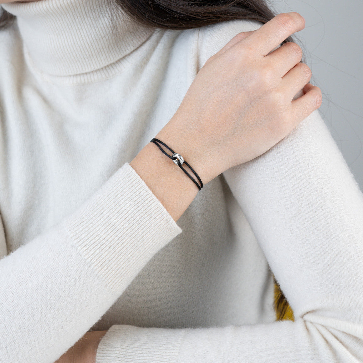 Bracelet cordon Mini Silver Soho
