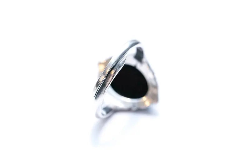Bague Bohème Cerise Rouge Ambre