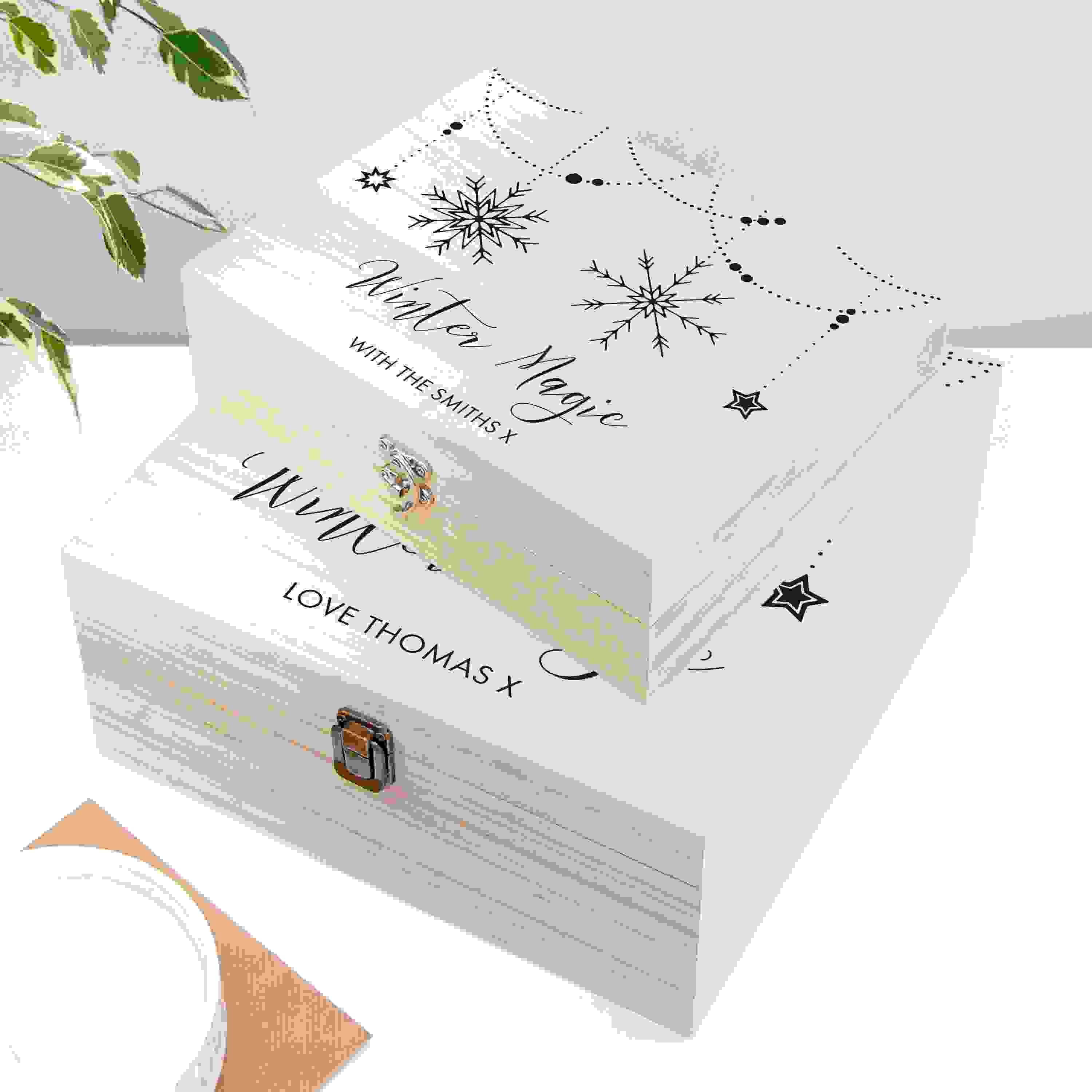 Personalised Winter Magic Christmas Eve Box