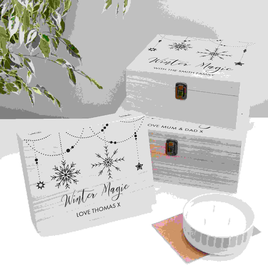 Personalised Winter Magic Christmas Eve Box