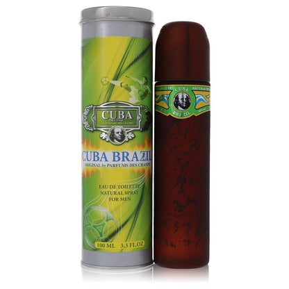 Cuba Brazil by Fragluxe Eau de Toilette Spray for Men 3.4 oz / 100 ml