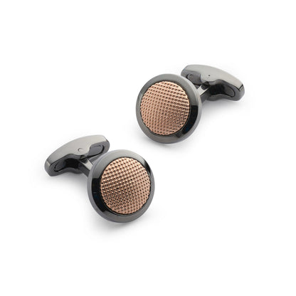 Clous Cufflinks In Rose Gold