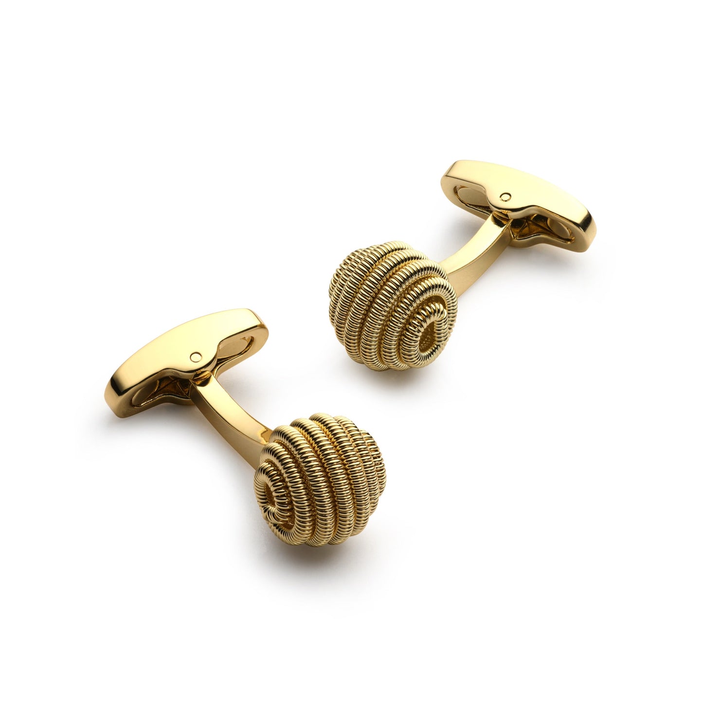 Spiral Cufflinks In Gold