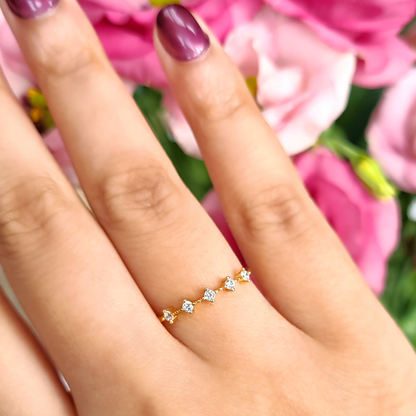 Celeste Ring in Gold - SJR London Timepiece