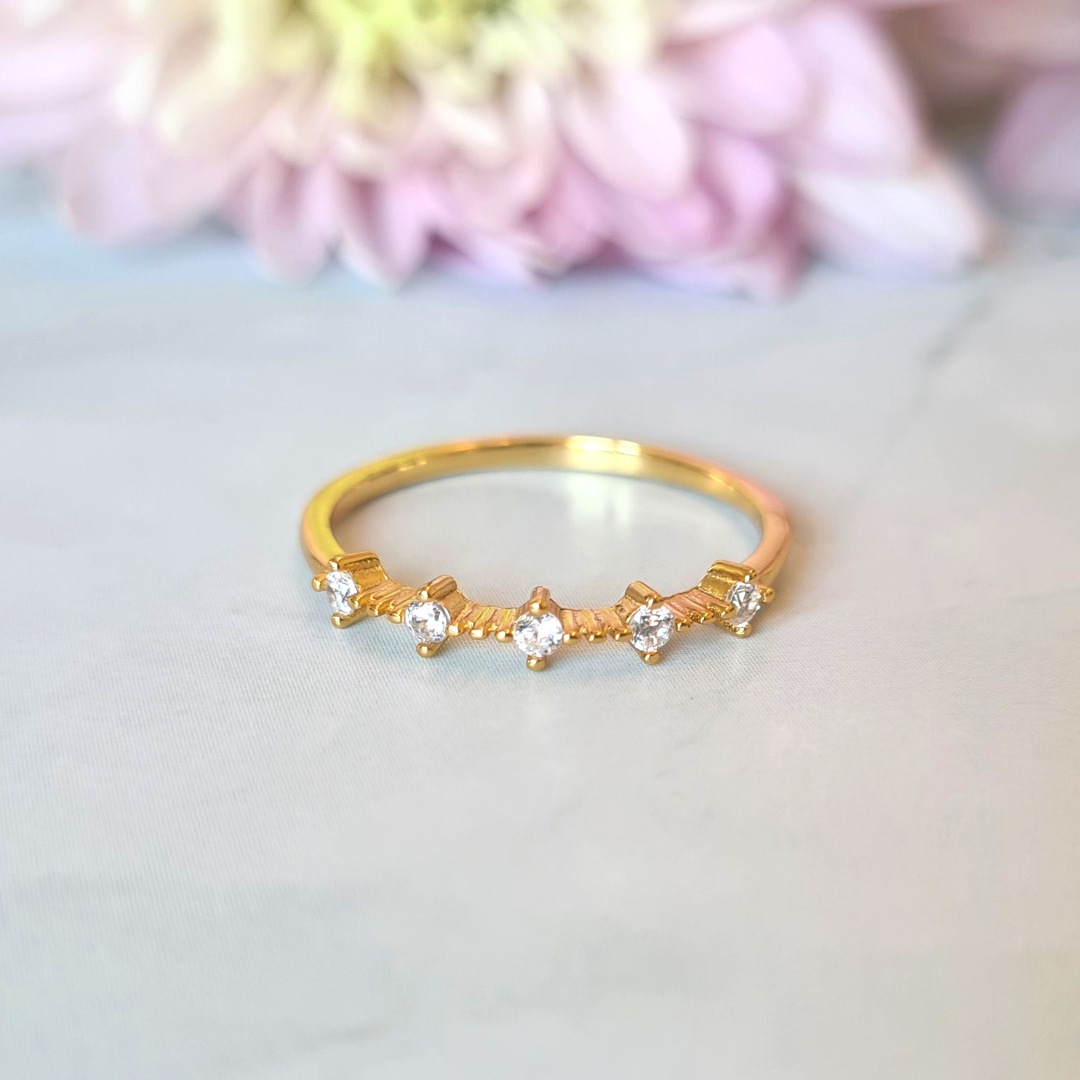 Celeste Ring in Gold - SJR London Timepiece