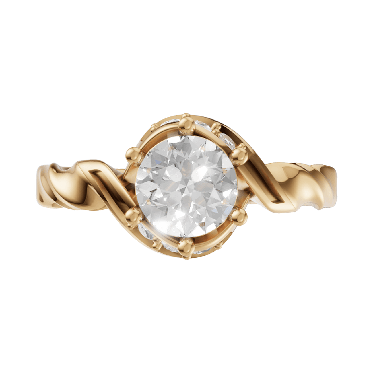 Celestial Vine Side Stone Ring - SJR London Timepiece