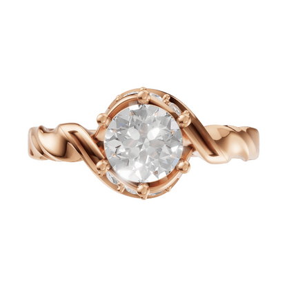 Celestial Vine Side Stone Ring - SJR London Timepiece