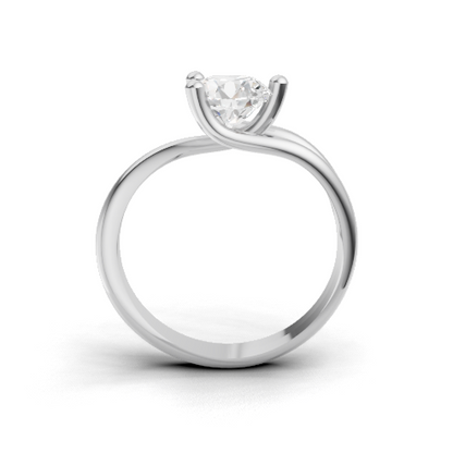 Celine Bypass Solitaire Ring - SJR London Timepiece