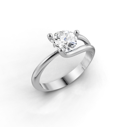 Celine Bypass Solitaire Ring - SJR London Timepiece