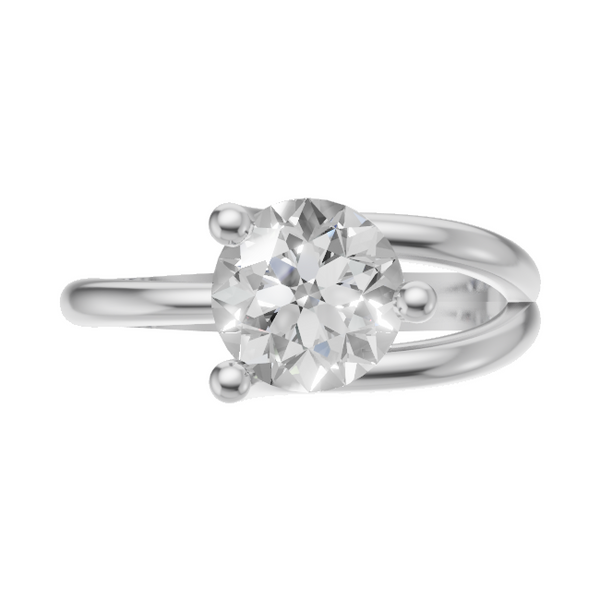 Celine Bypass Solitaire Ring - SJR London Timepiece