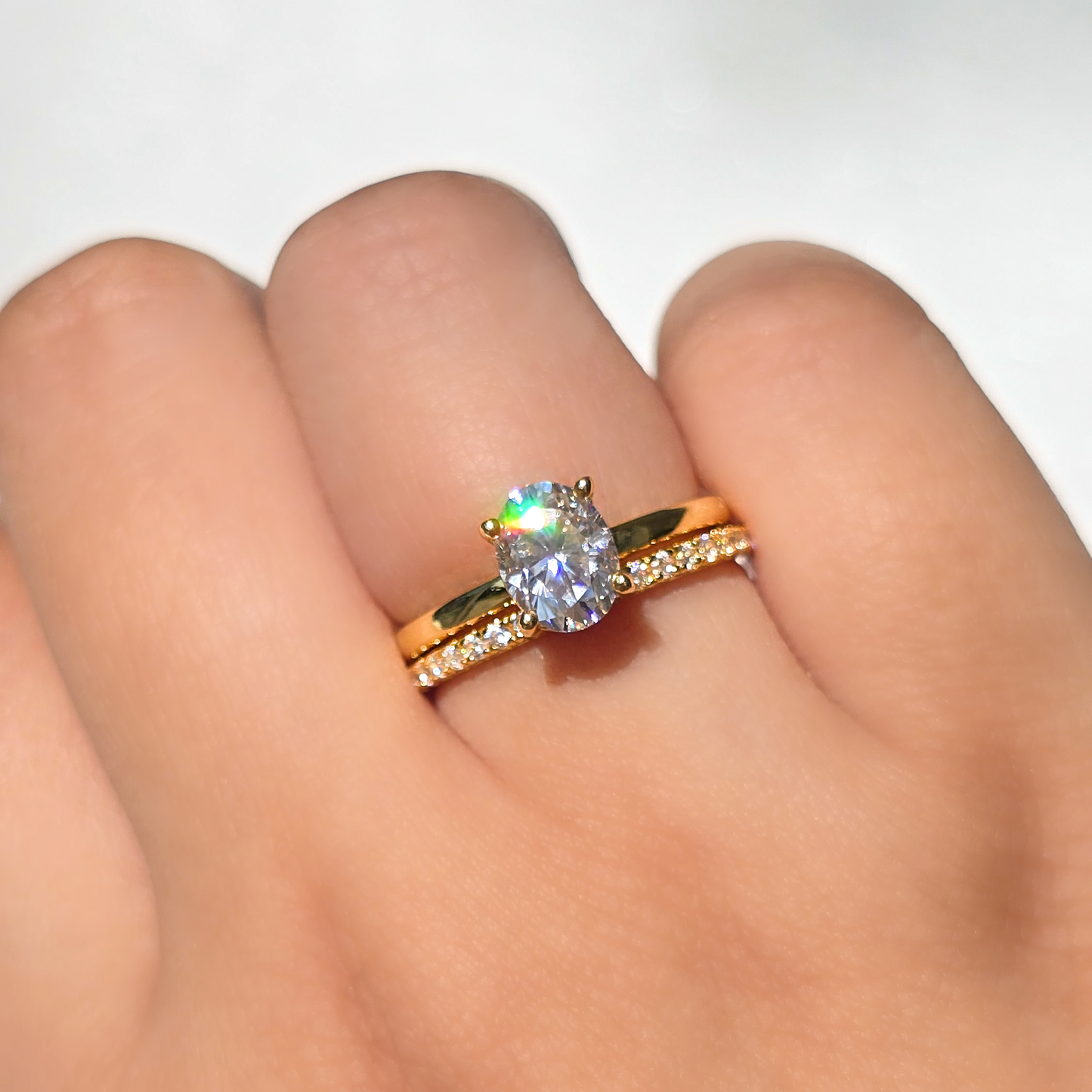 Classic Eternity Ring (1.8 mm) in 18k Gold Vermeil - SJR London Timepiece