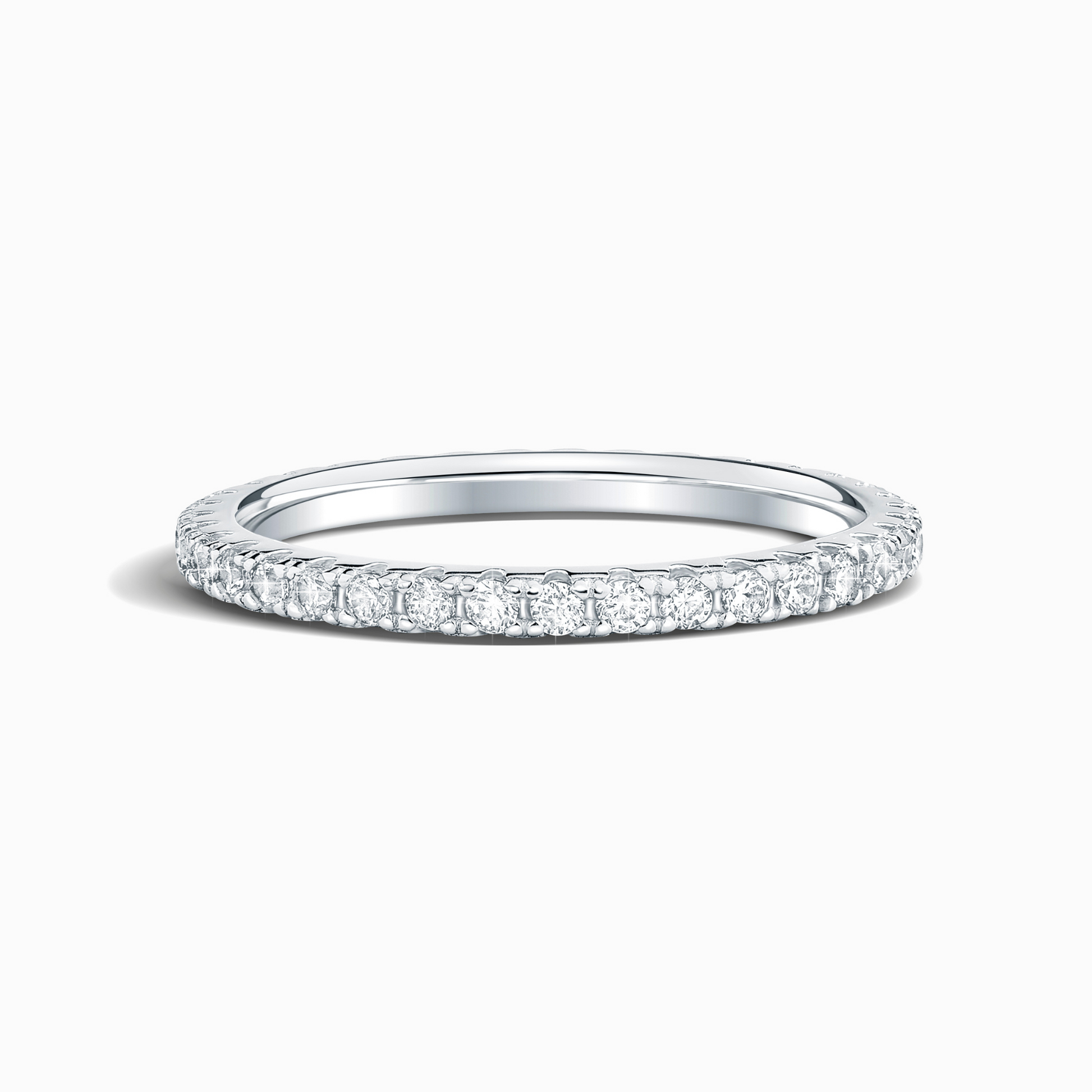 Classic Full Eternity Ring (1.8 mm) in Sterling Silver - SJR London Timepiece