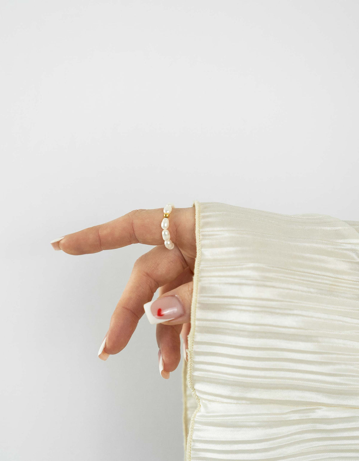 Bague perles et billes