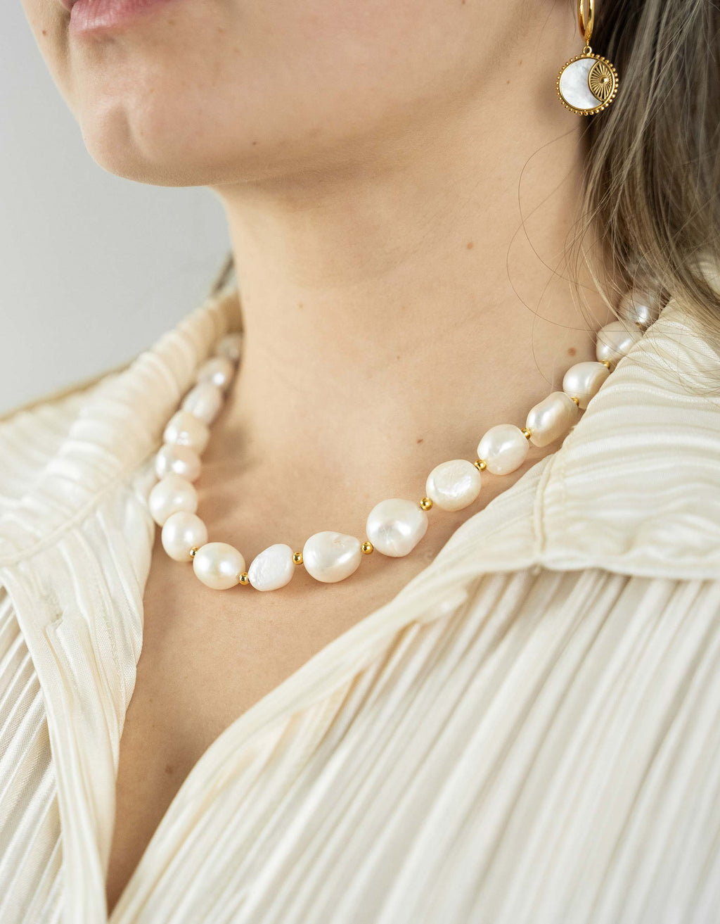 Collier de perles épaisses
