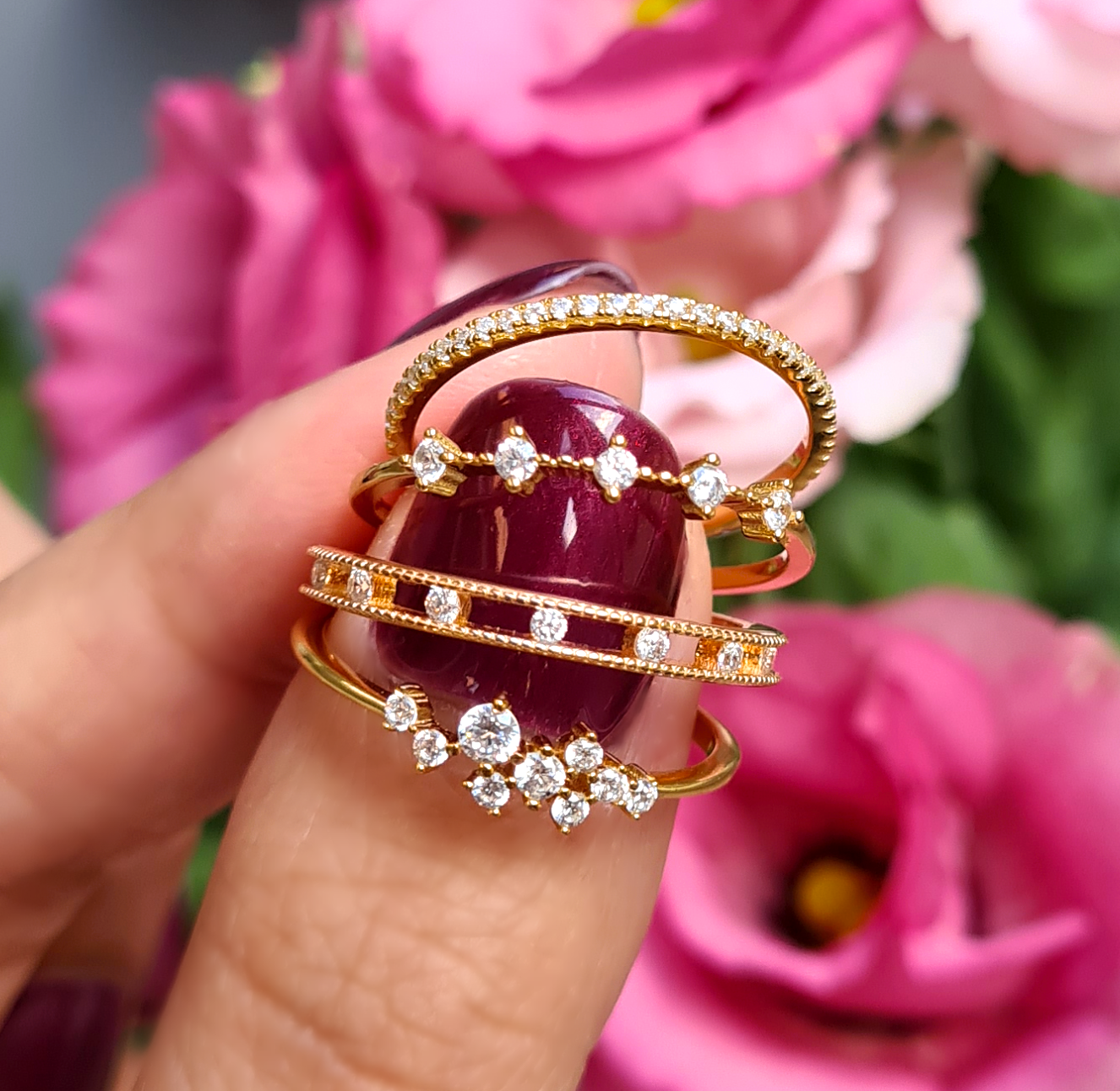 Thin Full Eternity Ring (1.2 mm) in Gold - SJR London Timepiece