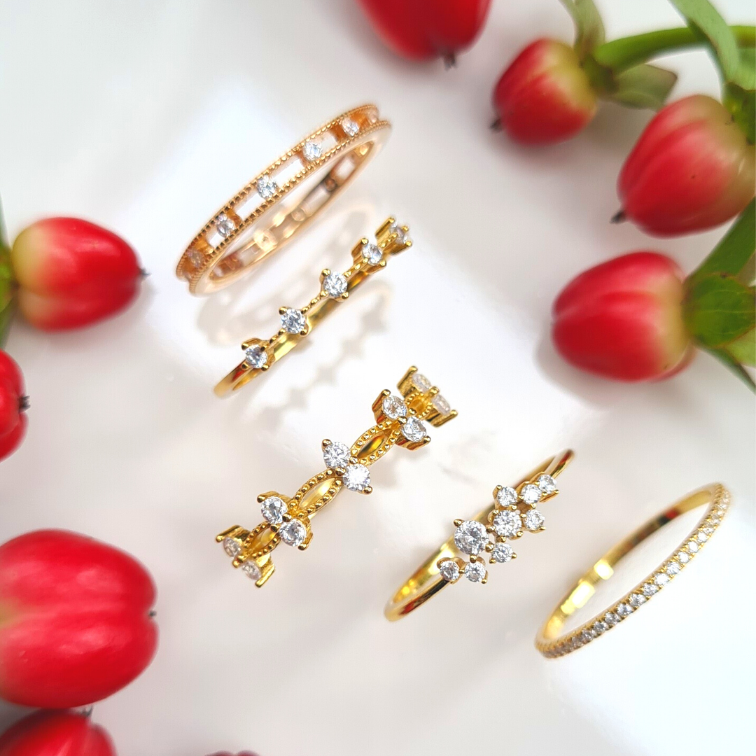 Celeste Ring in Gold - SJR London Timepiece