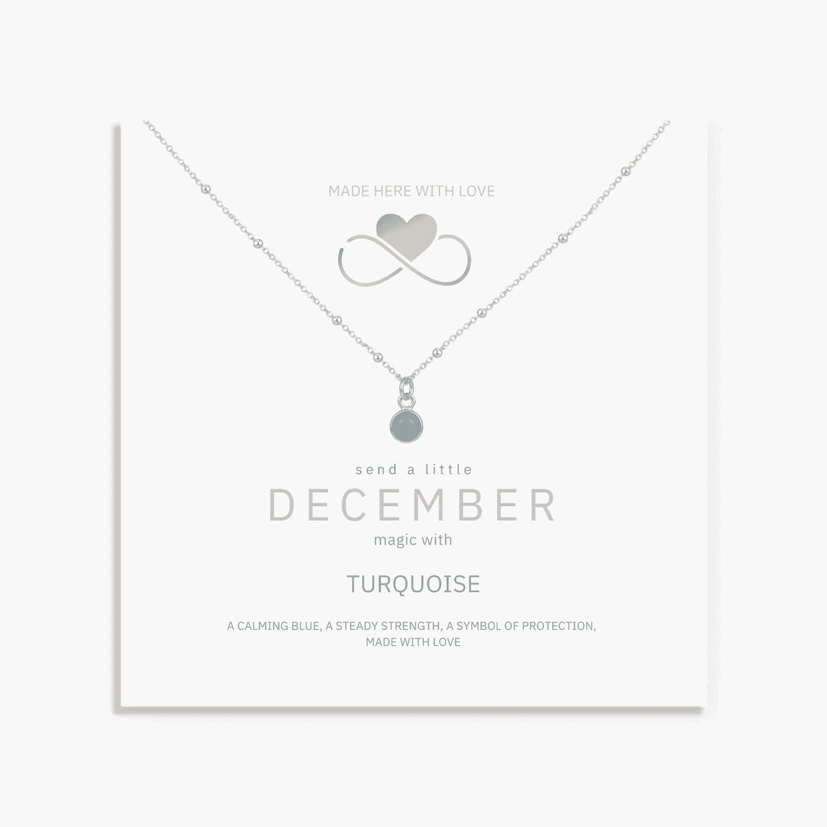 Turquoise December Birthstone Necklace