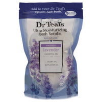 Dr Teal's Ultra Moisturizing Bath Bombs, Set of 5 ‚Äö√Ñ√¨ 1.6 oz (45 ml) Each, Lavender Scent with Essential Oils, Jojoba & Sunflower Oils, Unisex