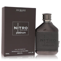 Dumont Nitro Platinum Eau De Parfum Spray for Men, 3.4 oz / 100 ml