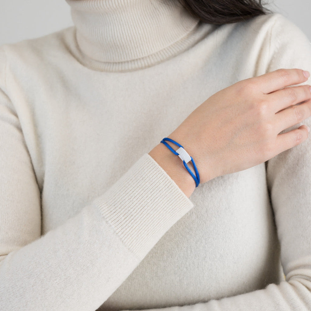 Snow Regent Cord Bracelet