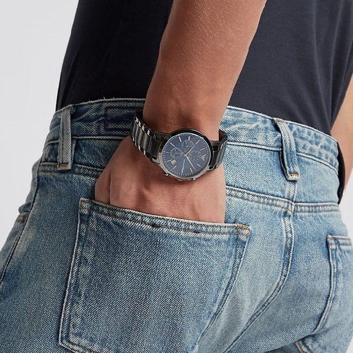 Emporio Armani AR11215 Renato Men's Grey Watch - SJR London Timepiece