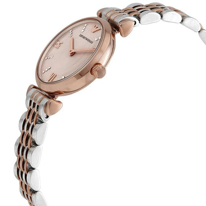 Emporio Armani AR11223 Gianni T-Bar Women's Two-Tone Watch - SJR London Timepiece