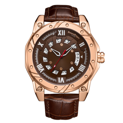 Limited Edition Swan & Edgar Hand Assembled Engineer Automatic Brown - SJR London Timepiece