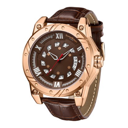 Limited Edition Swan & Edgar Hand Assembled Engineer Automatic Brown - SJR London Timepiece