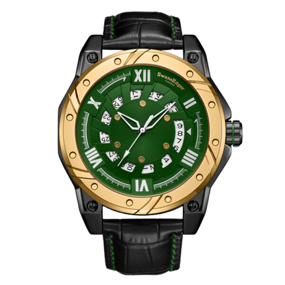 Limited Edition Swan & Edgar Hand Assembled Engineer Automatic Green - SJR London Timepiece