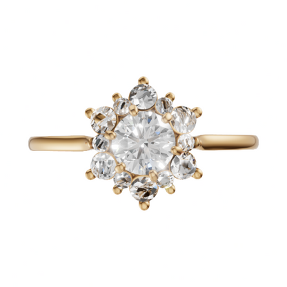 Flora Belle Halo Ring - SJR London Timepiece