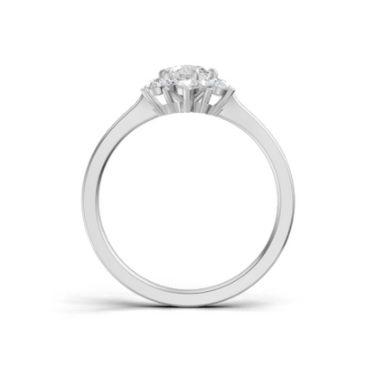 Flora Belle Halo Ring - SJR London Timepiece
