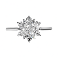 Flora Belle Halo Ring - SJR London Timepiece