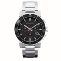 Montre pour homme Burberry BU9380 The City Cadran argenté et noir