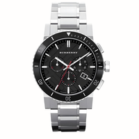 Burberry BU9380 The City Men's Silver & Black Dial Watch - SJR London Timepiece
