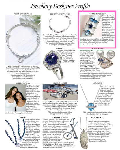 Ombre Blue Topaz Ring in Sterling Silver - SJR London Timepiece
