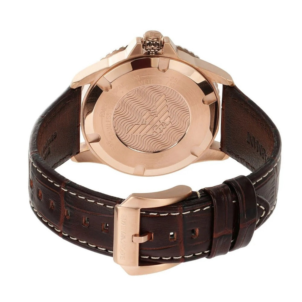 Emporio Armani AR11556 Men's Rose Gold Diver Watch - SJR London Timepiece